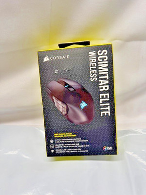 Corsair Scimitar Elite RGB Wireless MMO Gaming Mouse 26,000 DPI iCUE Compatible