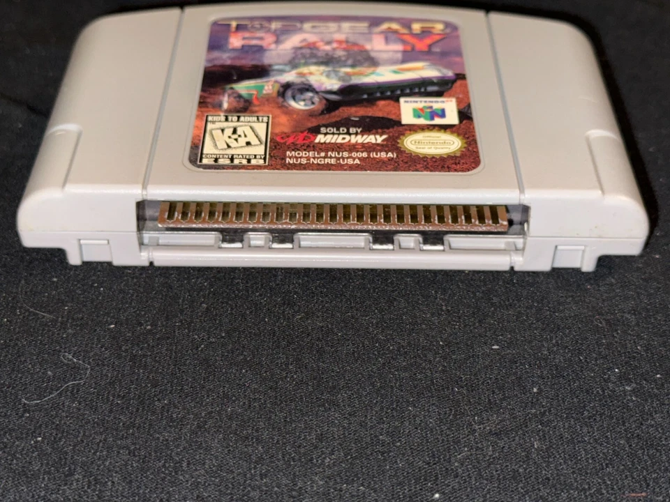 Top Gear Rally (Nintendo 64, 1997) Cleaned / Tested / Authentic N64 - Image 3 of 4