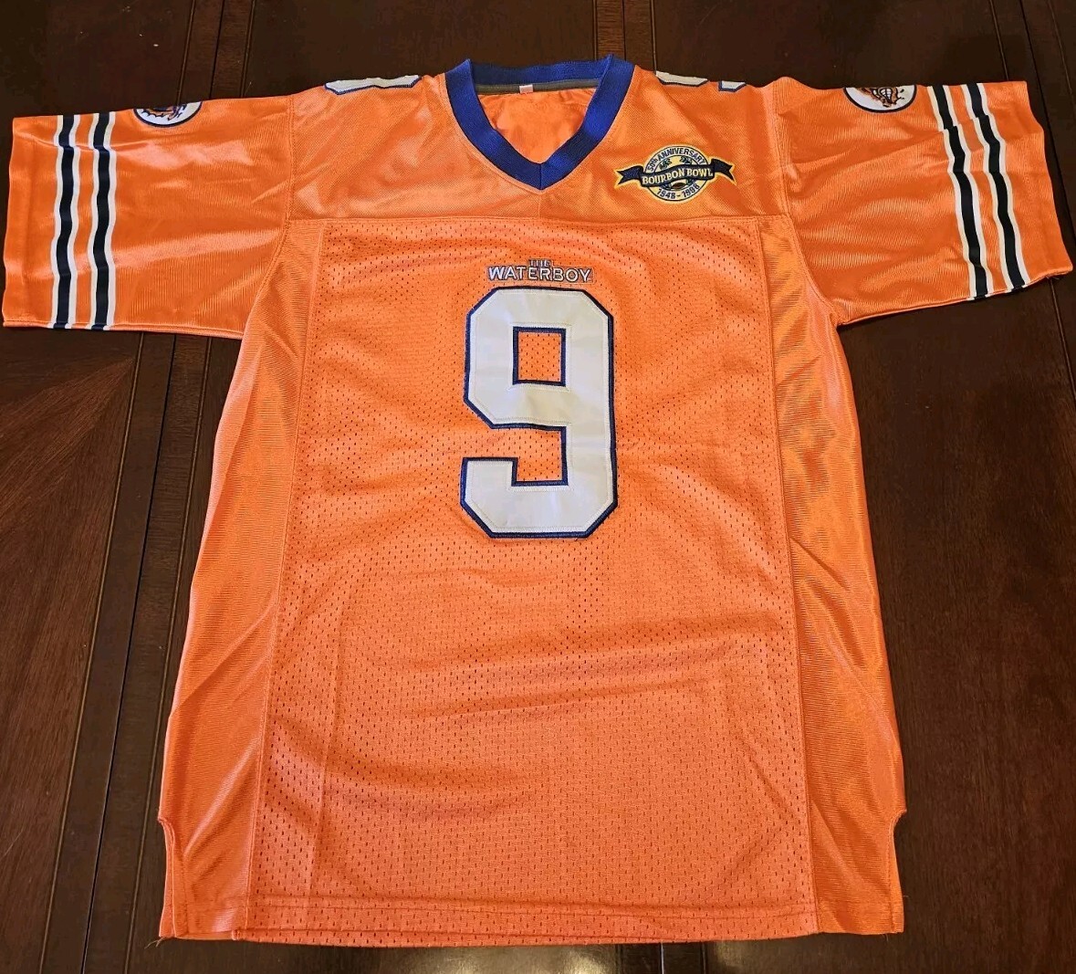 The Waterboy Bobby Boucher #9 50th Bourbon Bowl Anniversary Jersey