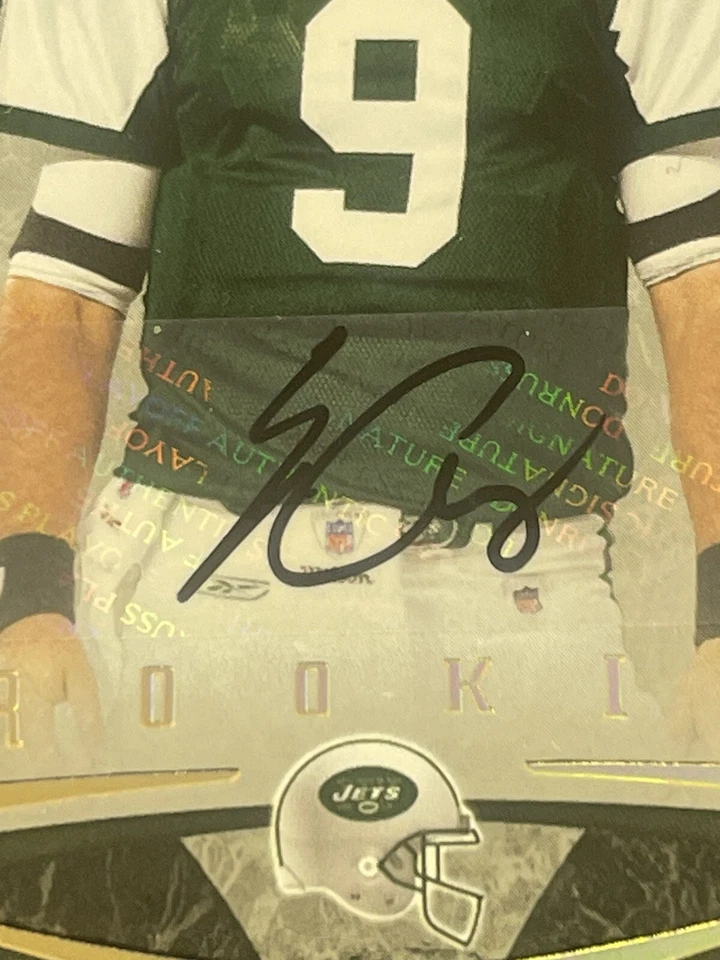 2008 Donruss Eric Ainge AUTO RC /250 New York Jets Tennessee Volunteers - Image 2 of 4