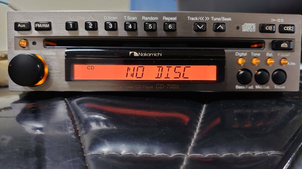 Vintage Nakamichi CD-700 2 Car Audio CD Player With Separate Vintage Nakamichi CD-700 2 Car Audio CD Player With Separate