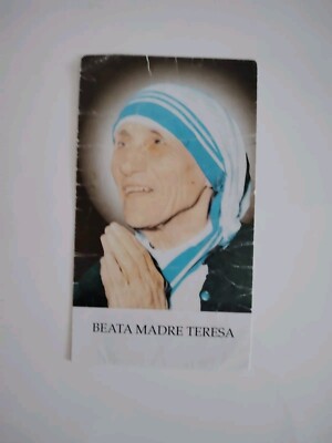 Beata Madre Teresa Di Calcutta Santino  holy card D24