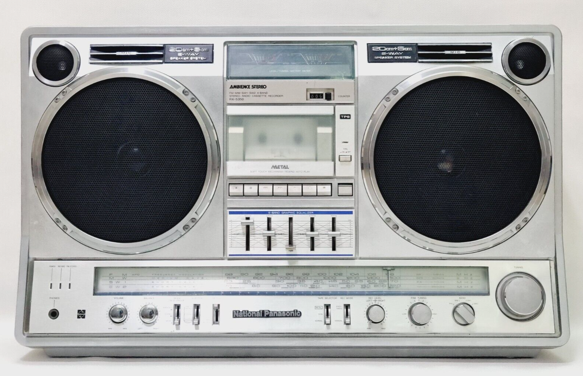 National Panasonic RX-5350F Boombox 🌈SUPER RARE🌈 watch the Video