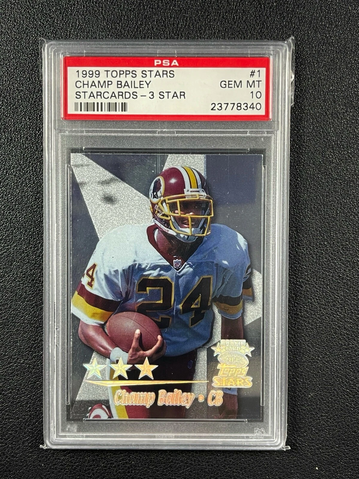 Champ Bailey Topps Stars Starcards #1 Starcards-3 Star