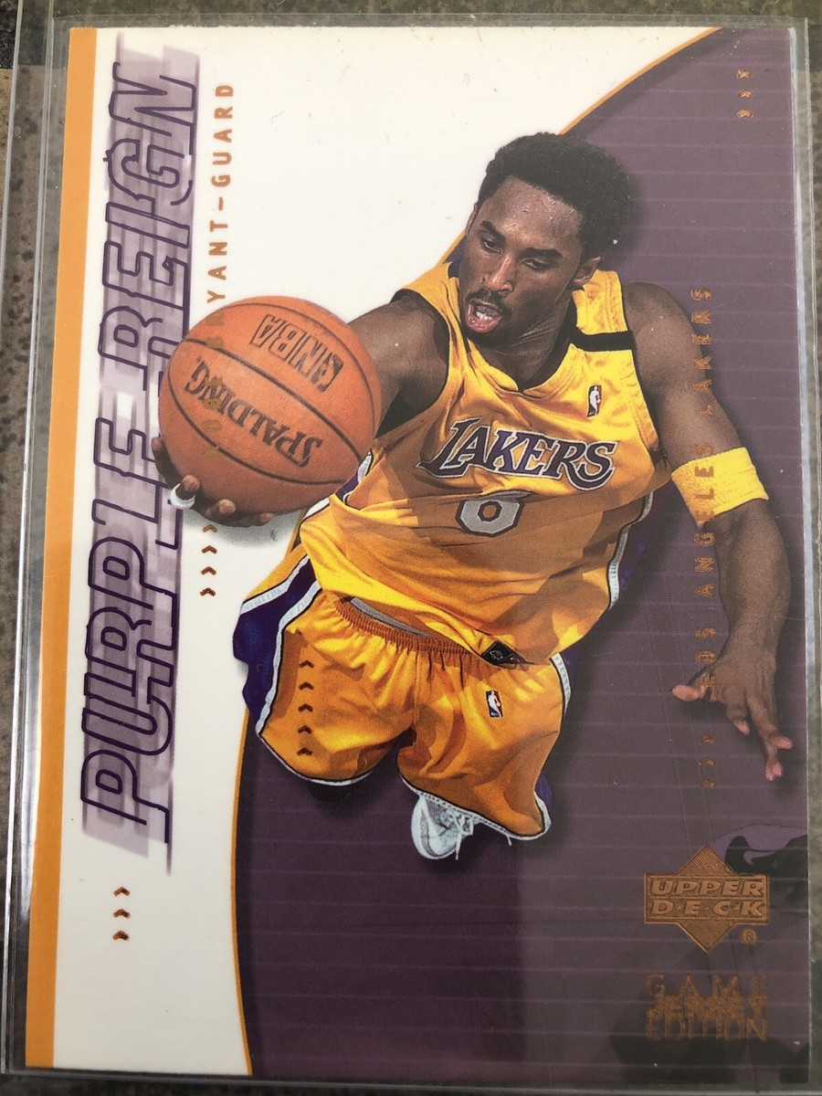 Kobe Bryant 2000-01 Upper Deck Jersey Edition Purple Reign Insert