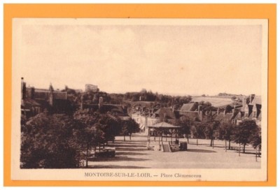 MONTOIRE-sur-le-LOIR (41) VILLEN & MUSIKKIOSK um 1930