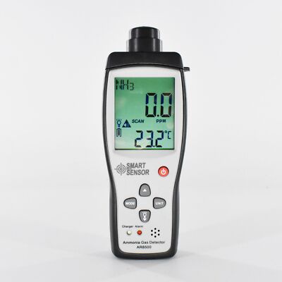 AR8500 Digital Tester Monitor NH3 Gas Detector meter Sound Light Alarm Sensor