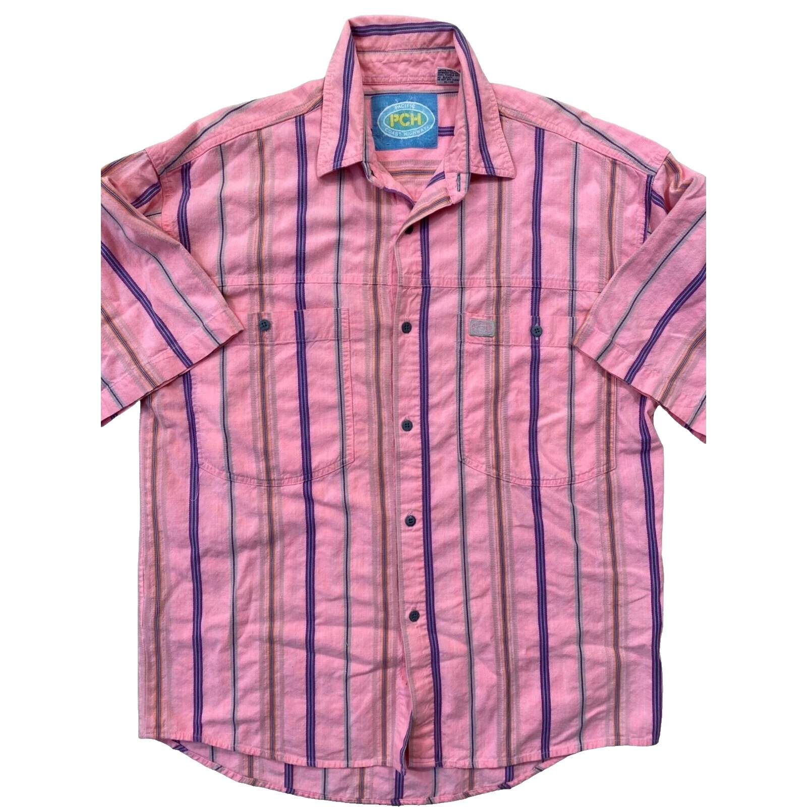 Coast Cotton Regular Size Casual Button-Down Shirts for Men