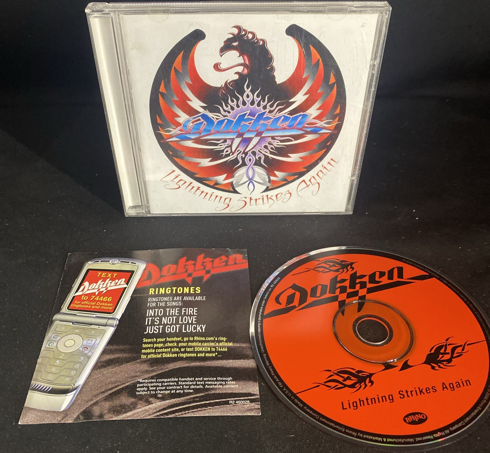 Dokken - Lightning Strikes Again CD 2008 Rhino 80s Hair Metal  Ex!