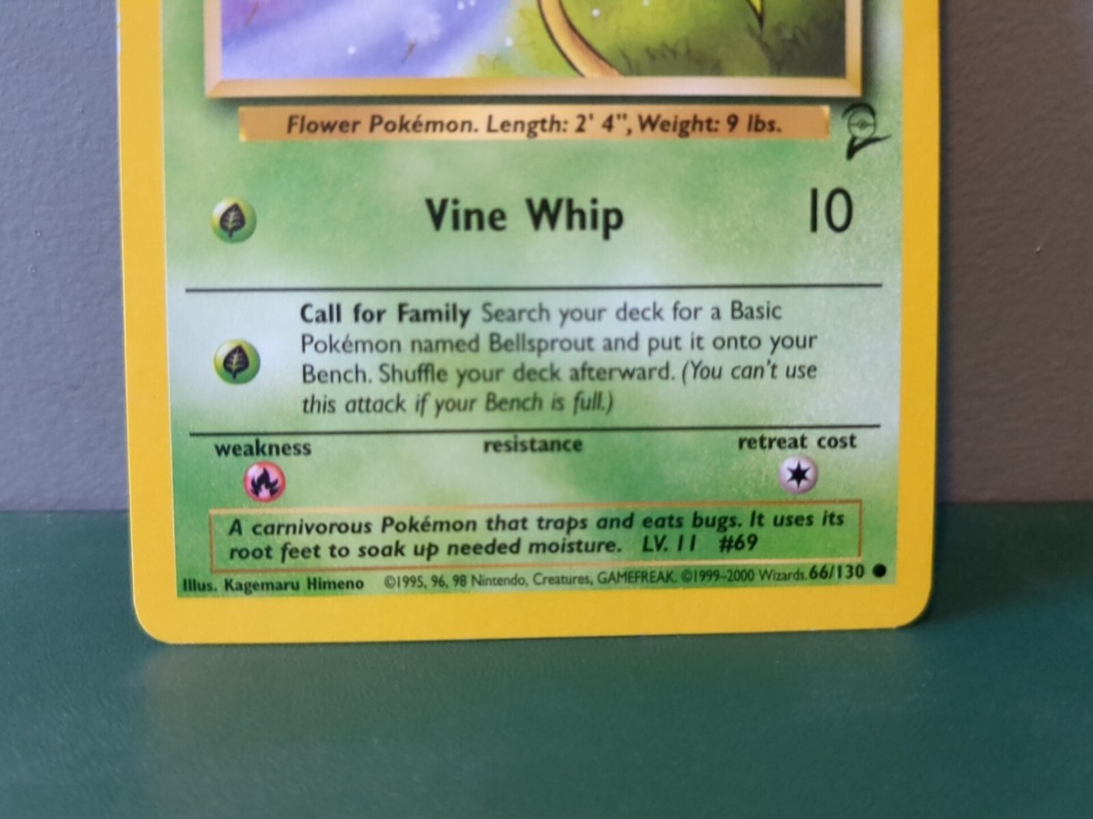 Pokmon TCG Bellsprout Jungle 49/64 Regular Unlimited Common | eBay