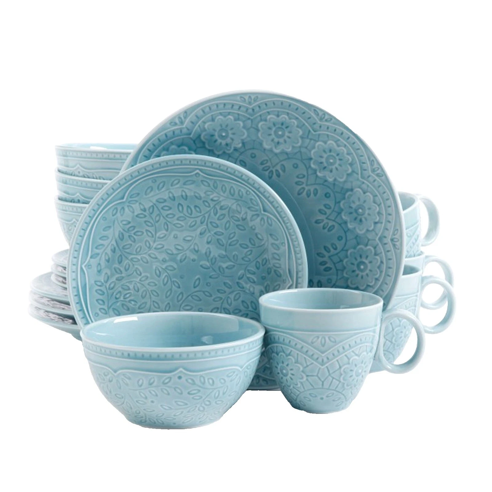 Vajilla floral contemporáneo & serveware