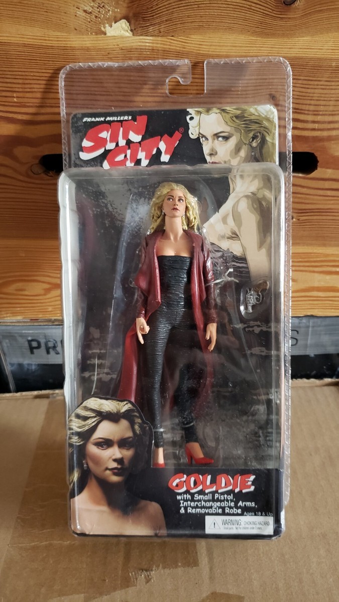 sin city GOLDIE フィギュア Neca Frank Miller Sin City Goldie Color Version Action