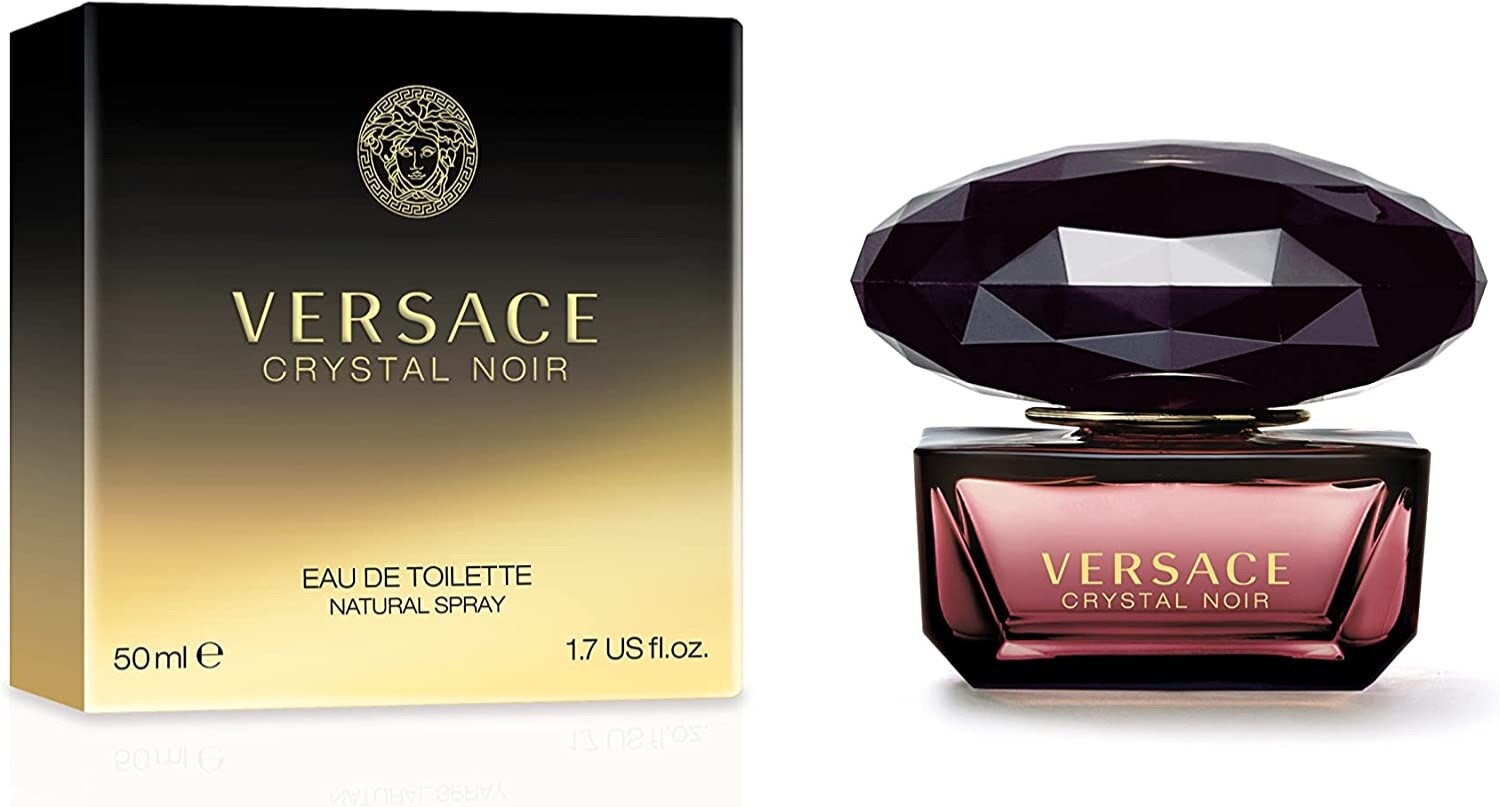 VERSACE CRYSTAL NOIR 50ML EAU DE TOILETTE PERFUME FOR HER EDT NEW