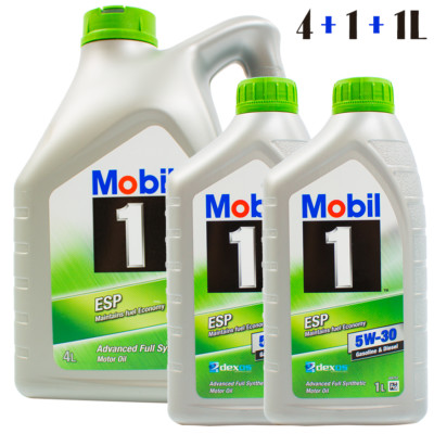 MOBIL 1 ESP 5W-30 6L MOTORÖL 4L + 1L + 1L = 6 Liter ESP Formula Nachfolger