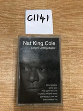 Nat King Cole Simply Unforgettable Cassette Tape