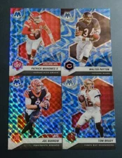 2021 Mosaic Football Veteran REACTIVE BLUE PRIZMS You Pick the Card