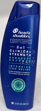 Head & Shoulders 2in1 Clinical Strength Dandruff Shampoo 13.5 Oz (BB: 01/24)