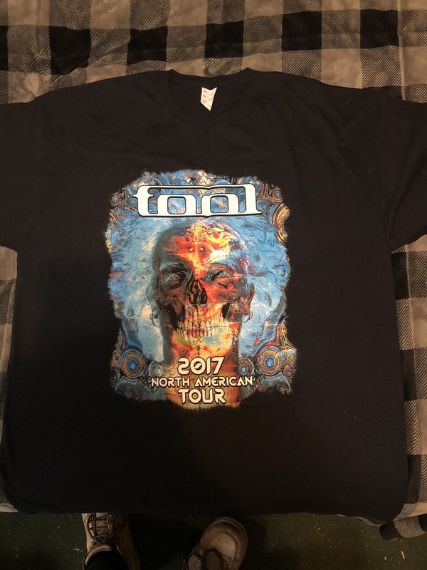2017 TOOL NORTH AMERICAN TOUR T SHIRT  XL SIZE