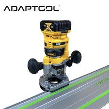 Guide Rail Adapter Dewalt DCW600 & DWP611 Router Plunge Base to Festool Track