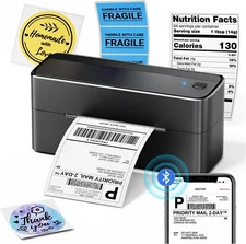 Phomemo 4x6 Shipping Label Printer Thermal Bluetooth Label Printer for USPS LOT