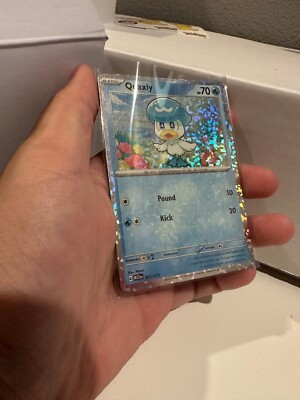 Pokemon TCG Quaxly Foil Shiny Holo Card McDonald Exclusive Holo Bleed Error  0919 | eBay