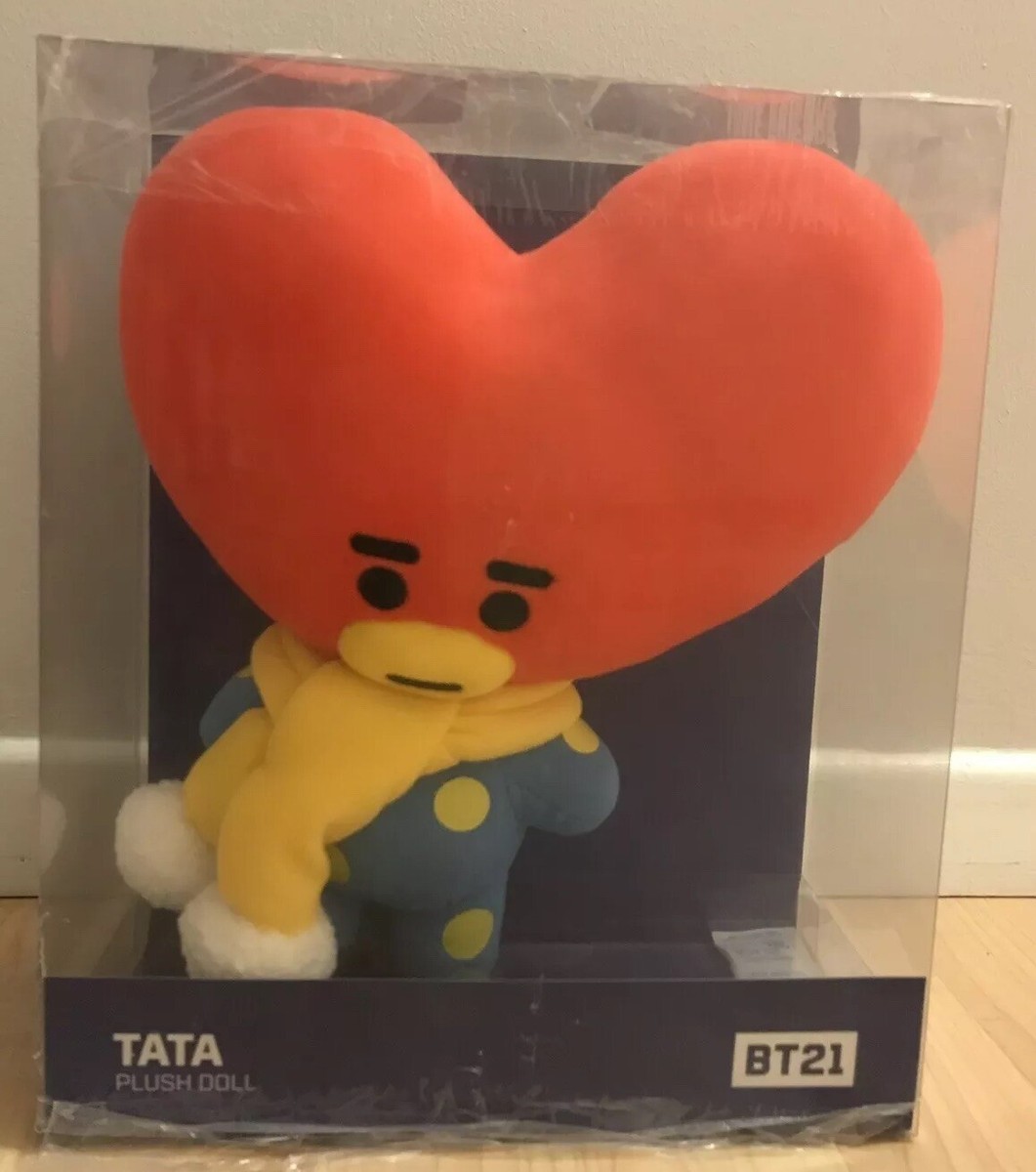 NIB BTS BT21 Line Friends Official Tata Winter Plush Doll V