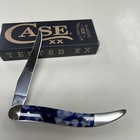 CASE XX #50724 BLUE CRACKLE SMOOTH MEDIU TEXAS TOOTHPICK SS  — photo 3