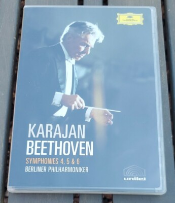 Karajan - Beethoven: Symphonies No 4-6 (DVD, 2005) 44007341025 | eBay