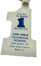 New Berlin PA Sun Area Technical School Education Learning Pennsylvania Keychain