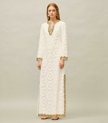 tory burch pleated lace dress Tory Burch Women's Pleated Silk Lace Dress in Black, size 2