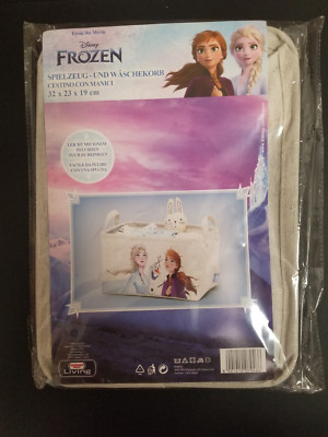 Disney Mickey oder Frozen  Wäschekorb Aufbewahrungskorb Decke 32x23x19cm
