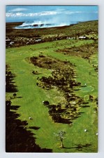 Postcard Hawaii Volcanoes National Park HI Golf Couse Aerial 1970s Unposted