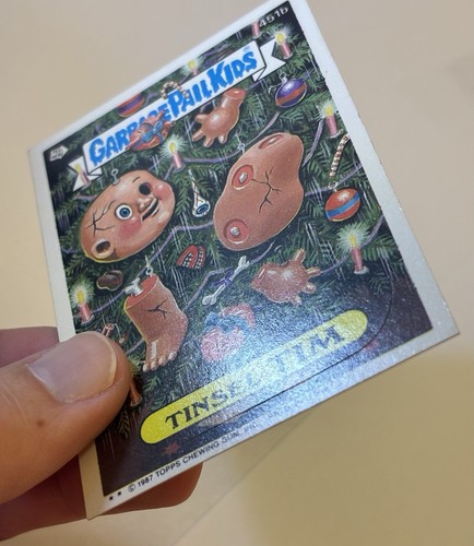 1987 Topps Garbage Pail Kids Series 11 Tinsel Tim 451b (NM/EX) - SEE PICS!!! - Picture 11 of 14