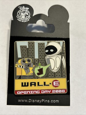 Disney Pin Wall E & Eve Opening Day NYC 2008 Le 1000
