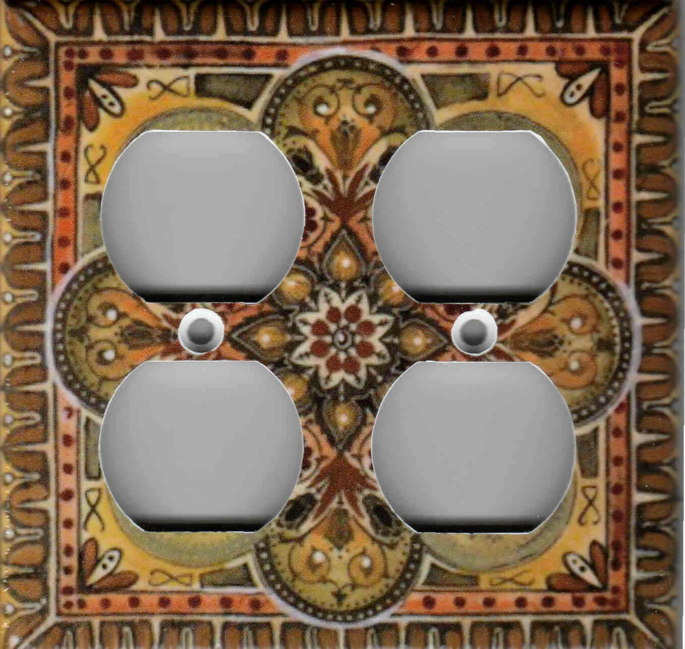 TUSCAN ITALIAN TILE IMAGE KITCHEN HOME DECOR LIGHT SWITCH PLATES AND