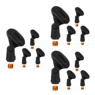  3 PCS Mikrofon-Clip-Ständer Mikrofonhalterung Universelle Mikrofonklemme
