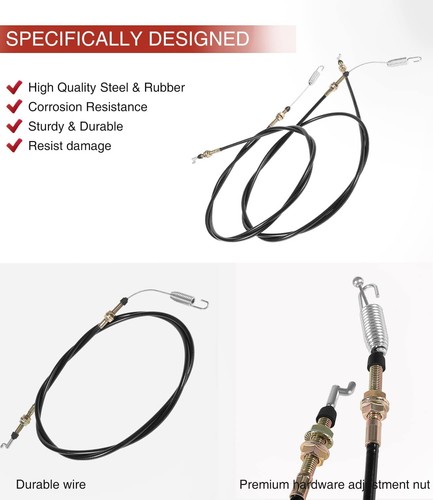 2 piezas 2-11082 cables de cambio para cables Chuck Wagon CW-11 CW-413 y LM650 TW-400 - Imagen 5 de 11