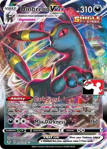 Umbreon VMAX 095/203 Prize Pack Series Cards