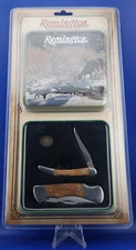 REMINGTON CUTLERY LIMITED EDITION DEER & FOX KNIFE & TIN COLLECTORS SET R15716