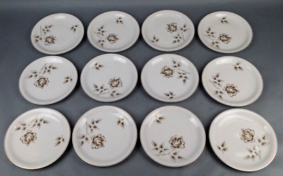 Rosenthal 12 Selb Plossberg R Loewy Form E Modell Rose Bread & Butter Plates 