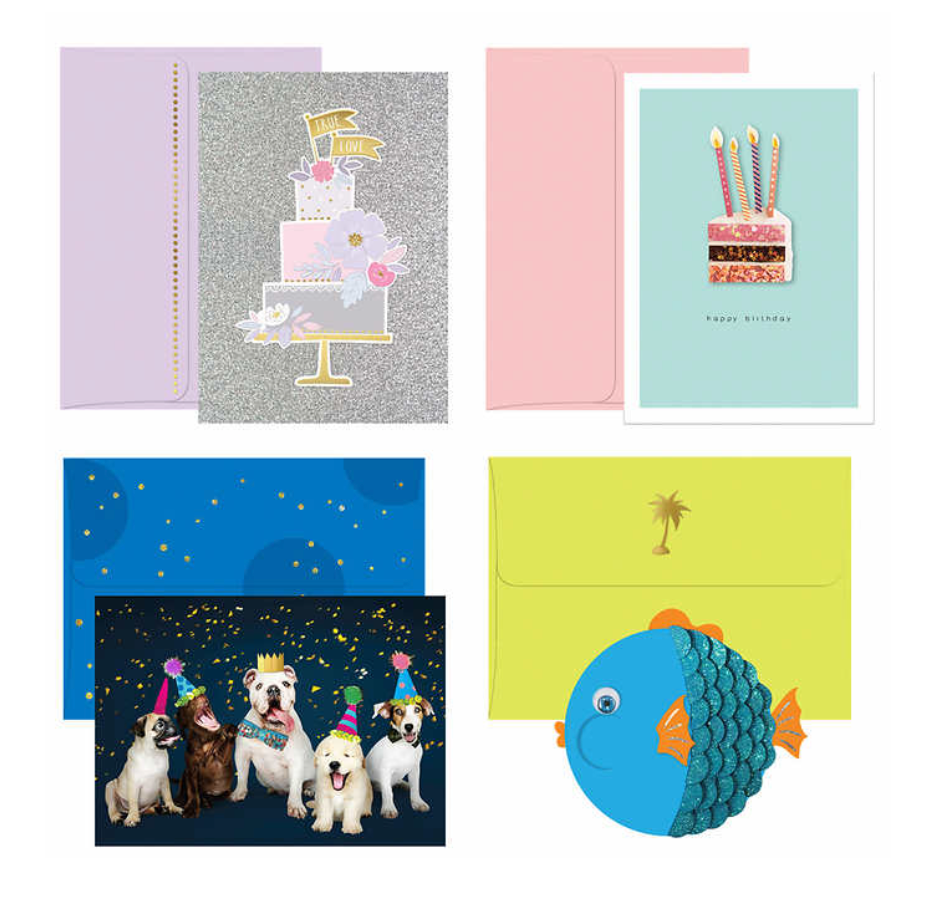 Burgoyne Hand Crafted All Occasion Greeting Cards 25 Count w Keepsake