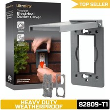 UltraPro Metal Outdoor Electrical Outlet Cover, Heavy Duty Weatherproof Enclosur