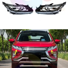2 Pieces Halogen Front Headlights（No Bulb）For Mitsubishi Eclipse Cross 2017-2020