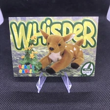 TY Beanie Babies BBOC Card Series 3 Common Whisper the Deer #4194