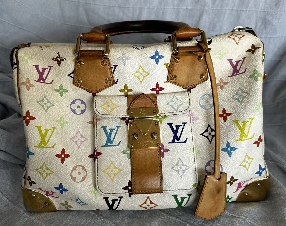 Louis Vuitton Multicolor/White Monogram Multicolore Speedy 30