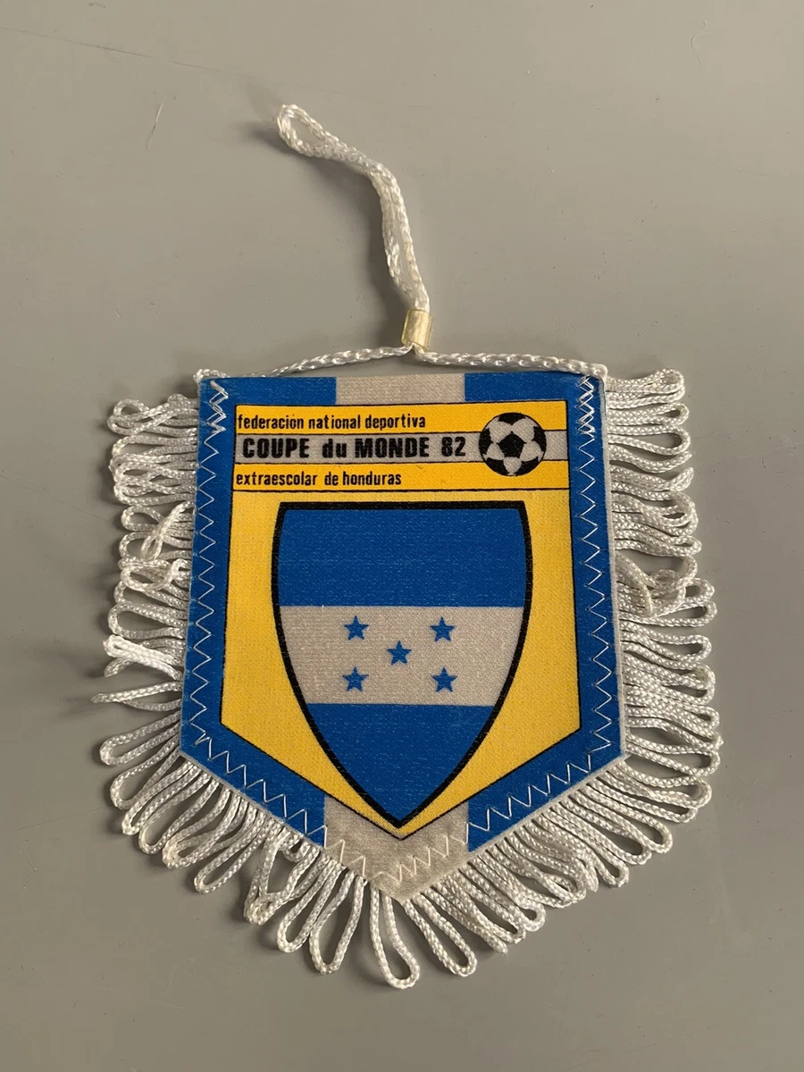 Espagne Fanion Vintage Coupe Du Monde 1982 Banderin