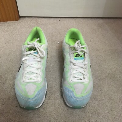 NIKE AIRMAX TAILWIND 7 WHITE SIZE 7.5 GREEN LIME RUNNING SHOE 683635-104