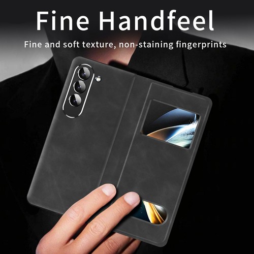 Für Galaxy Z Fold 6/5 Folio Flip Leder Magnet Ständer Slim Schutz Hülle - Bild 25 von 98