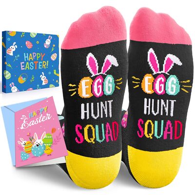 Easter Socks for Women - Rabbit Bunny Gifts for Teens Ladies Men