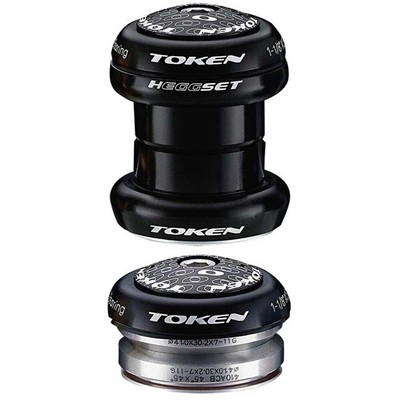 TOKEN hEGGset AHead Steuersatz 2in1 1 1/8'' 34/41mm schwarz Fahrrad